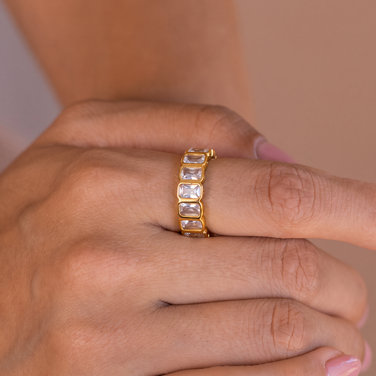 Sage Eternity Ring