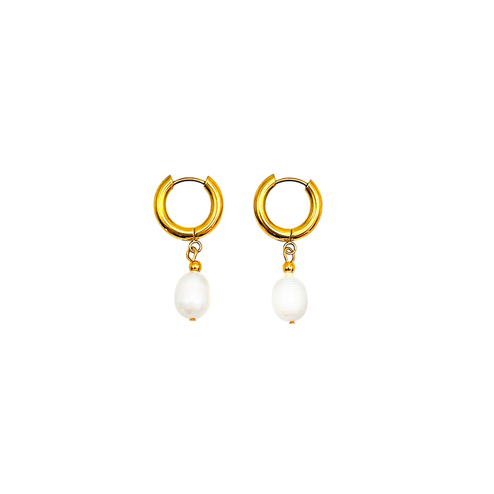 Pearl Hoops