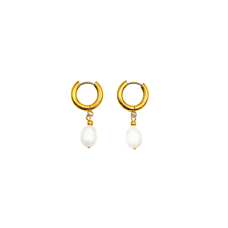 Pearl Hoops